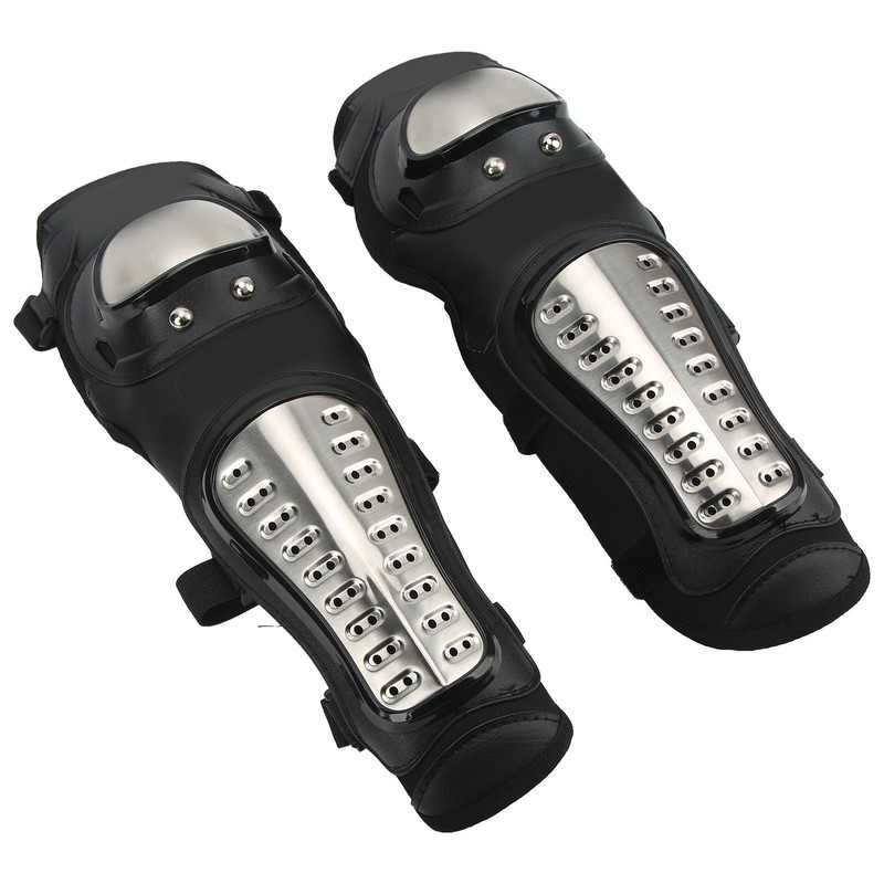 1 Pair Motorcycle Knee Pads Drop Resistance Rubber Cycling Protective