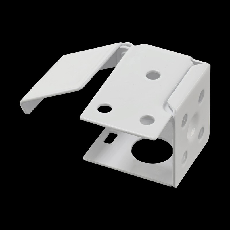 4-Pack Metal Blinds Brackets,1 Inch Left and Right Curtain Mounting