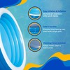 Blue Wave Inflatable Swimming Pool with Cover – 7.5-ft Round