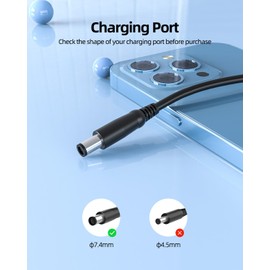 Superer 90W 65W AC-Ladegerät Passend für Dell Latitude 5510 Netzteil 5410 5511 5501 5411 5401 5310 2-in-1 P96G P97G P98G P80F PA-10 La90pm111 Ladekabel AC Adapter Charger Notebooks Laptop 7.4mm*5.0mm