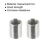 sourcing map Thread Reducing Nuts Insert M12 x 1mm Male