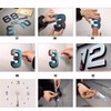Mirror Surface 3D DIY Wall Clocks Modern Design Room Decorative