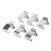 50Pcs Metal Christmas Lights Gutter Hooks Stainless Steel Christmas Lights