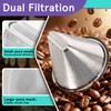 #4 Stainless Steel Coffee Filter Compatible with Technivorm Moccamaster KBGV,
