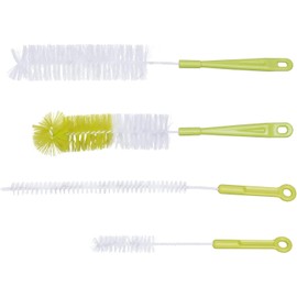 4 Pcs Bottle Cleaning Brush Set 4 Different Brushes for Cleaning Inside Tea Kettles Sports Water Bottles Coffee Jugs Juice Pitchers Espresso Machine Cleaning Products