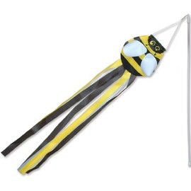 Premier Kites 18021 12-Pack Wind Wand Spinner, Bee,