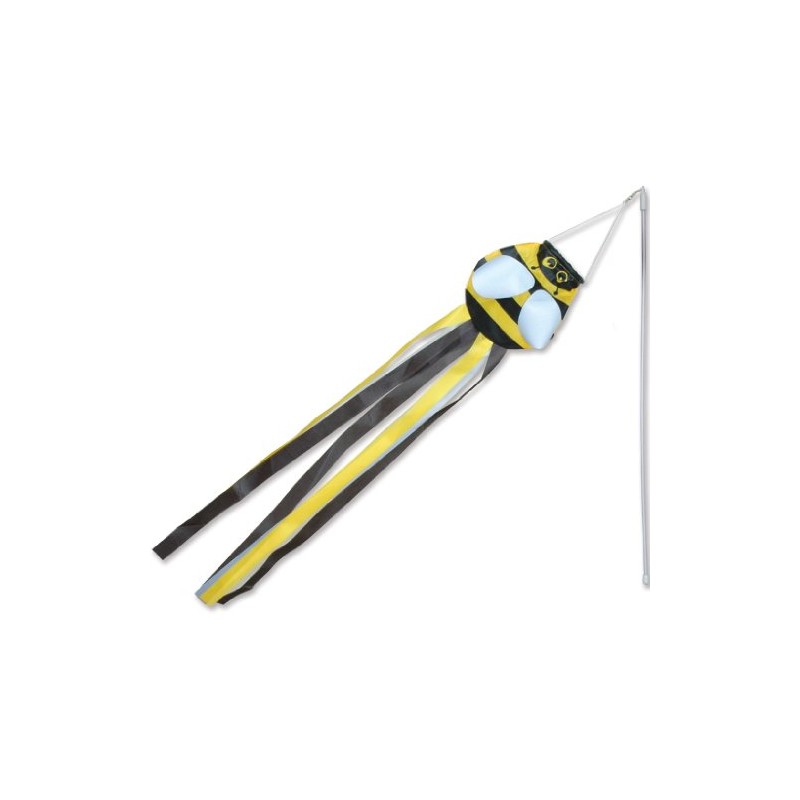 Premier Kites 18021 12-Pack Wind Wand Spinner, Bee,