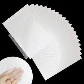 Stitch Witchery 20 Sheets, 8" x 12" Fusible Webbing for Fabric Applique, Light Weight Fusible Interfacing, Stitch Witchery Fusible Bonding Web for Fabric for DIY Crafts