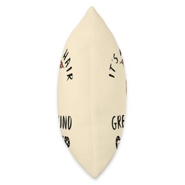 GREYHOUND Funny Dog Owner Gifts It's Not Dog Hair It's Greyhound Glitter Funny Quote Throw Pillow, 16x16, Multicolor