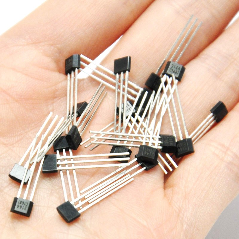 Gikfun A3144/OH3144/AH3144E Hall Effect Sensor Magnetic Detector for Arduino (Pack