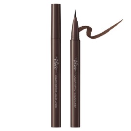 Visee Riche BR340 Color Impact Liquid Eyeliner, Brown, 0.02 fl oz (0.4 ml) (x 1)