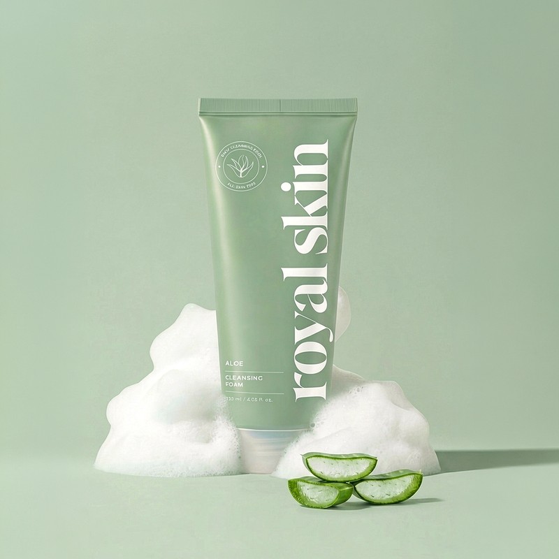 Royal Skin Daily Aloe Cleansing Foam 120ml / 로얄스킨 데일리