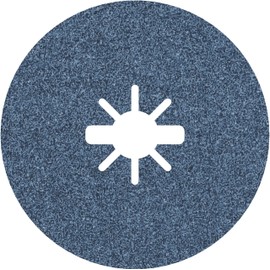 Bosch 1 x PRO Steel R574 Fibre Sanding Disc for X-Lock (for Steel, Steel, Diameter 125 mm, Grit 60, Professional Accessories, Small Angle Grinder)