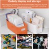 GmeDhc 4PCS Thick Plastic Storage Basket, Rectangular Storage Boxes, Storage