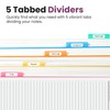 Large Spiral Lined Notebooks for Work with Removable Dividers &