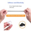 BOGZON Silicone Eyeglasses Temple Tips Sleeve Retainer, Anti-Slip Elastic Ear