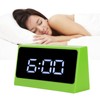 LED Digital Alarm Clock Silent Smart Temperature Date Luminous LargeScreen