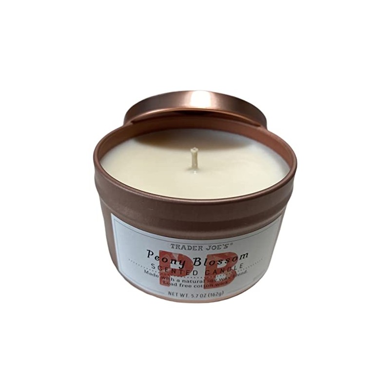 Trader Joe's Peony Blossom Candle 5.7 OZ