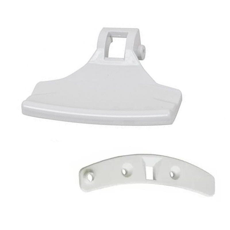 Washing Machine Door Handle Latch Kit White Compatible With Electrolux