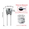 Owfeel Dual Push Flushing Toilet Button Toilet Tank Button 38
