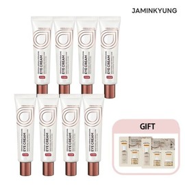 JAMINKYUNG 링클고보습기능성 아이크림 8개+체험분 3종샤쉐 2매 Wrinkle and Moisturizing Functional Eye Cream 8 pieces + 3 types of sample sachets 2 sheets