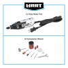 HART 1 Amp 2-Speed Rotary Tool Kit with 10 Accessories