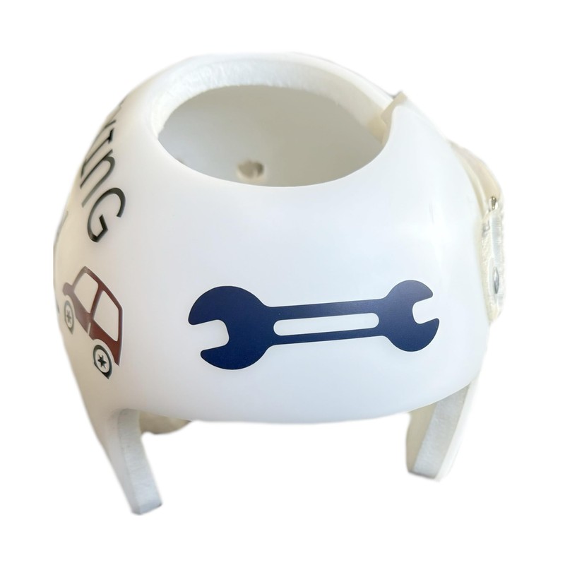 MDBB Fixing My Flat Cranial Baby Helmet Doc Band Decal