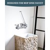 Phivan Commercial Mop Sink Faucet Support Rod Wall Bracket Wall