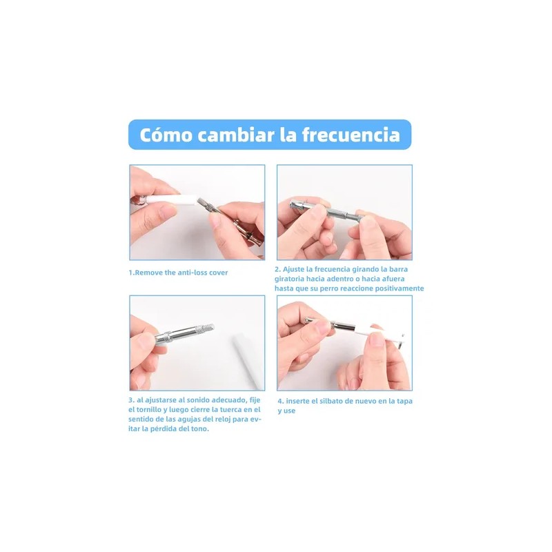 2pzs Silbatos Perros Para Dejar De Ladrar Y Adiestramiento