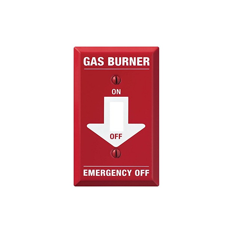 AMERELLE C974T Wall Plate, Red