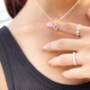 Accessory Shop Piena Cubic Zirconia Natural Stone 925 Silver Cat