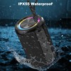CofunKool Small Portable Bluetooth Speaker with RGB Light, Clear Stereo
