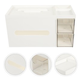 Operitacx Desk Organizer Minimalist Desk Desktop Drawers Desk Drawer Organizer Clear Plastic Containers Small Plastic Drawers Make up Drawer White Office The HIPS Student Pen Cosmetic