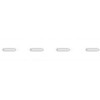 100Pcs Elastic Band with Buttonholes Stretchable Reusable Roll Up Clothes