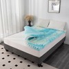 2 Inch 5-Zone Queen Memory Foam Mattress Topper, Cooling Gel