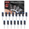 15Pcs 1200 Grit Sanding Drums Sandpaper Sticks Set with 1/8"(3mm)
