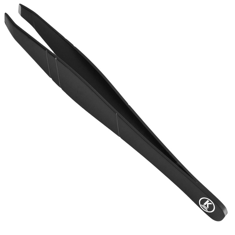 K-Pro Eyebrow Plucking Tweezers Slanted Professional Stainless Steel 1 Piece