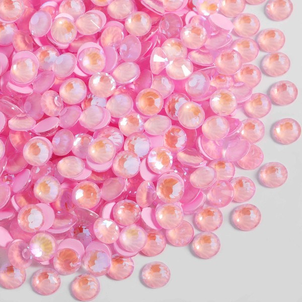 Beadsland 1440pcs Flat Back Crystal Rhinestones Round Gems for Nail