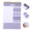 STOBOK Portable Weekly Planner Notepad Coil-Bound Daily Memo Pad for