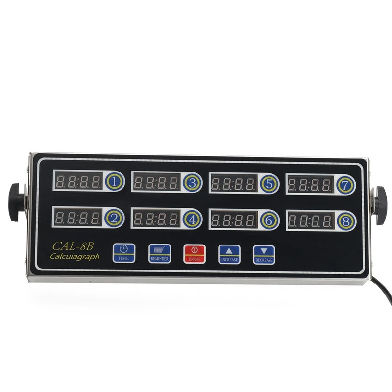 SUDEG 8 Channel Kitchen Timer Digital Restaurant Timers Professional Loud