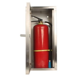 Fire Extinguisher Cabinet,Box,Bracket, Wall Mount,Stainless Steel Suitable for 5LB,10LB Fire Fxtinguisher