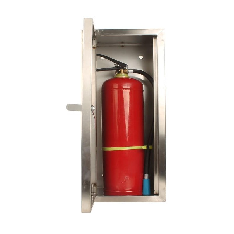 Fire Extinguisher Cabinet,Box,Bracket, Wall Mount,Stainless Steel Suitable for 5LB,10LB Fire