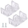 2 Pack Shower Door Buffer Framed Opaque Bumper for Sliding
