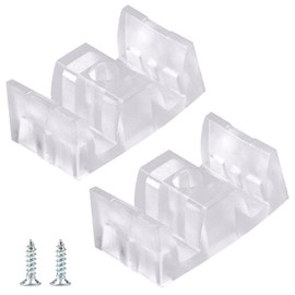 2 Pack Shower Door Buffer Framed Opaque Bumper for Sliding Shower Doors, Anti-Collision Shower Blocks, Glass Shower Door Stopper for All Kinds of Movable Shower Glass Doors