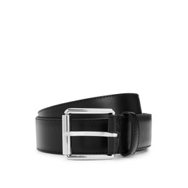 BOSS Mens Roll-St Sz35 Roller-buckle belt in Italian leather