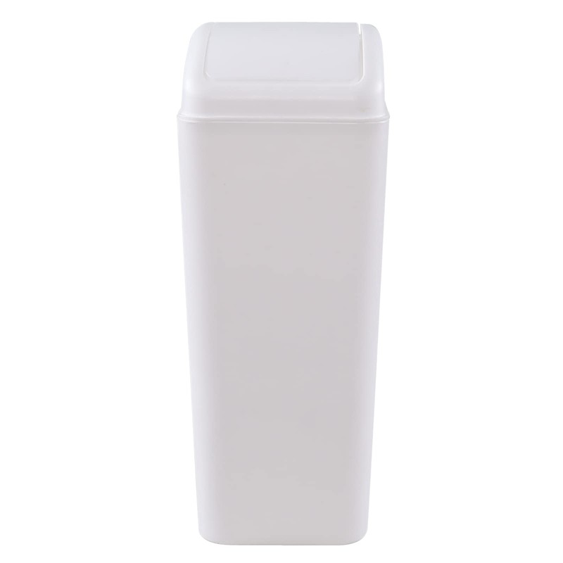 Yesdate Cubo de basura de 3,5 galones con tapa basculable,
