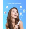 Rechargeable Electric Flosser 4-Speed with 60 Heads & Tongue Cleaner