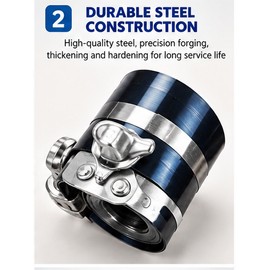 3-Inch Ratcheting Piston Ring Compressor — 1 or 2 Pieces
