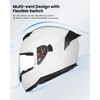 ILM Full Face Motorcycle Helmet for Motocross Street Bike DOT