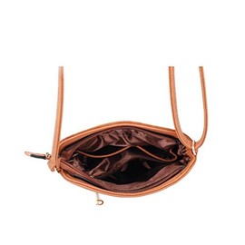 Fontanella Fashion Womens Stylish Glittered Star Pattern Small Handbag Messenger Crossbody Sling Shoulder Bag With Zip Tassels (White)